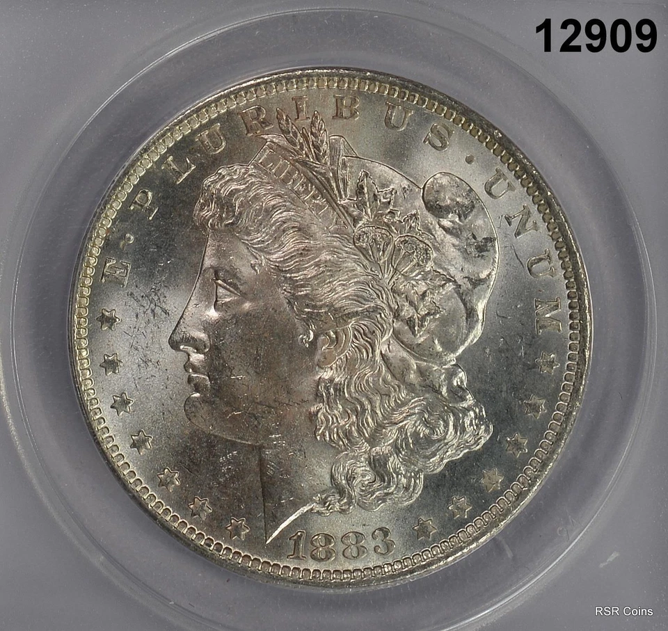 1883 O MORGAN SILVER DOLLAR ANACS CERTIFIED MS63 LOOKS BETTER! #12909 - Image 2 of 3