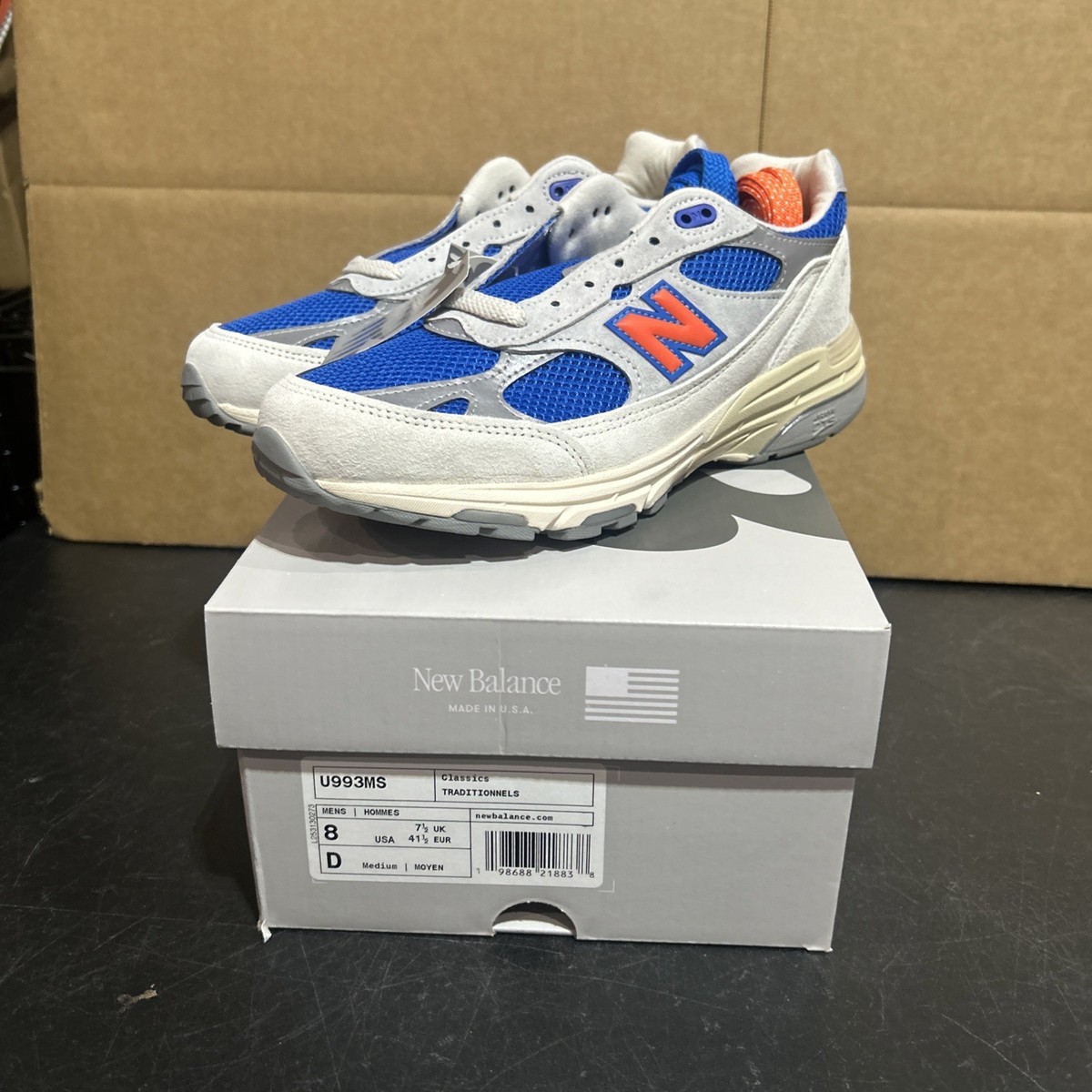 Kith & New Balance 993 For Madison Square Garden U993MS MENS SIZE