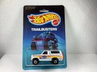 Hot Wheels Vintage Trailbusters Ford Bronco 4-Wheeler White BASIC BLACK WALLS