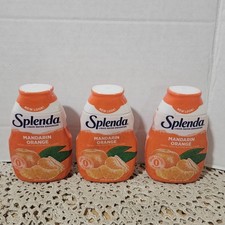 Lote 3 Splenda Mandarina Naranja Líquido Potenciador de Agua BB 07/2026- Playa Trabajo Juego