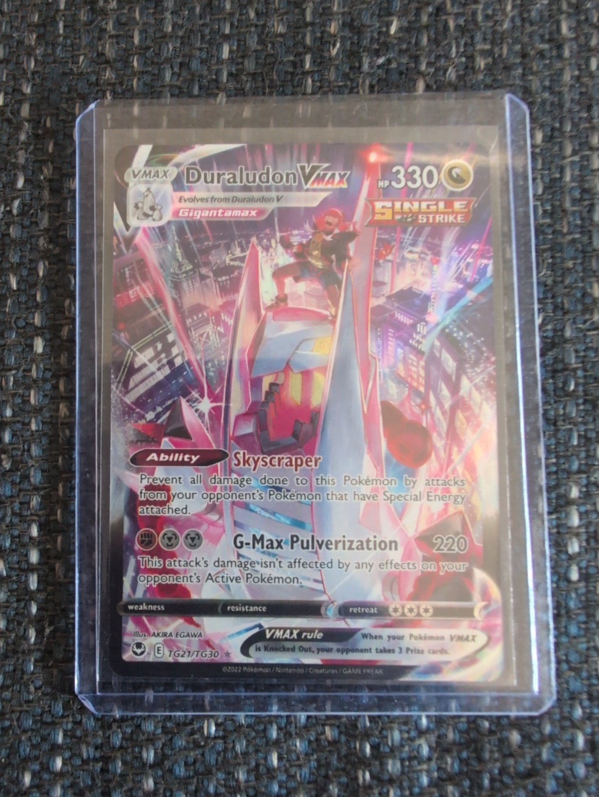 The Pokémon Company Duraludon VMAX TG21/TG30 Silver Tempest Holo UR EN 330
