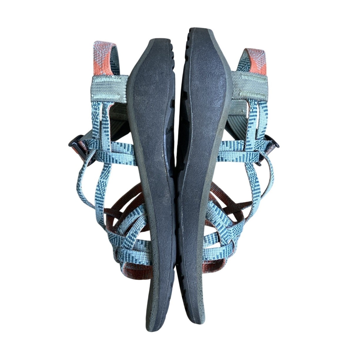 Chaco ZX/2 Dual Adjustable Straps Classic Sandal Women Sz 7 Teal