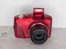 Canon PowerShot SX150 IS 12MP Digital Camera | Red | Tested & Working w/ 8GB SD
