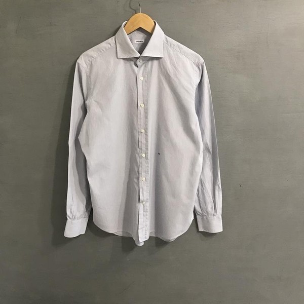 Men Mazzarelli Shirt White Cotton 42 / XL / 50 #1W4N