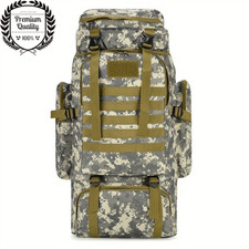 Tactical Mens Backpack Bag Military Travel Climbing Hiking Large Rucksack Pack
