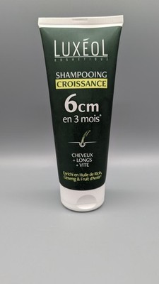 LUXÉOL Shampoo Haarwachstum 6cm Wachstum 3 Monaten Längeres Haar 200 ml B-Ware