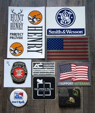 Smith Wesson Fac. Vinyl Decal Sticker- Henry- Nra -winchester Pin Flag Magnet