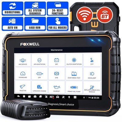 FOXWELL Car Diagnostic Scanner Tool Full Systems Bidirectional OBD2 Code Reader