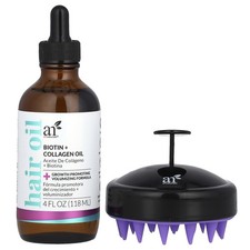 Hair Growth Kit, Biotin  Collagen Oil, 2 Piece Kit