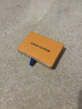Authentic Louis Vuitton Orange Drawer Style Empty Gift Box