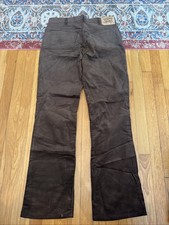 Vintage Levi's 517 Brown Corduroy Bootcut Pants 34x32