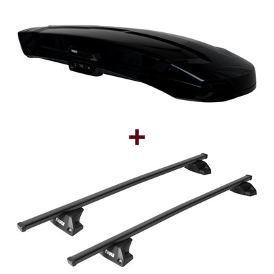 Dachbox Thule Vector Alpine + Dachträger Thule SquareBar für BYD Song Plus neu