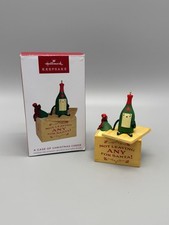Hallmark A Case of Christmas Cheer Wine Bottle Ornament 2023