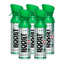 Boost Oxygen Medium Natural 5L Canister  Respiratory Support for Aerobic