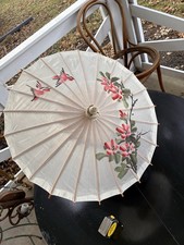 Vintage Chinese Parasol Umbrella Small Child s Size