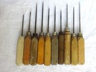 10 Vintage Ice Picks Bar Kitchen Tool Wood Handles Tools — photo 1