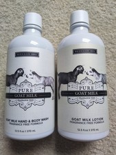 Beekman 1802 goat milk lotion  hand and body wash lot of 2
