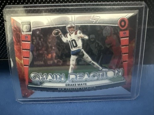 2025 Donruss Optic DRAKE MAYE #9 Chain Reaction Insert - New England Patriots 🔥