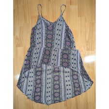 Knox Rose Dress Womens M Boho Maxi Sleeveless Flowy Paisley Festival