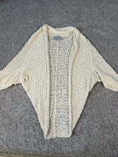Michael Stars Women's Lightweight Open Cardigan Sweater Ivory Size M