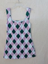 Out From Under Bec Argyle Mini Dress Skort