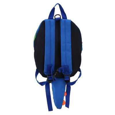 Toddler Backpack Cartoon Cute Dinosaur Prevents With Leash Dark Blue^