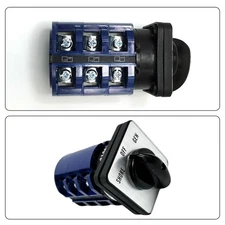 40 Amp Transfer Switch,Shore-Off-Gen Rotary Switch for RV,Motorhome,Truck,Boat