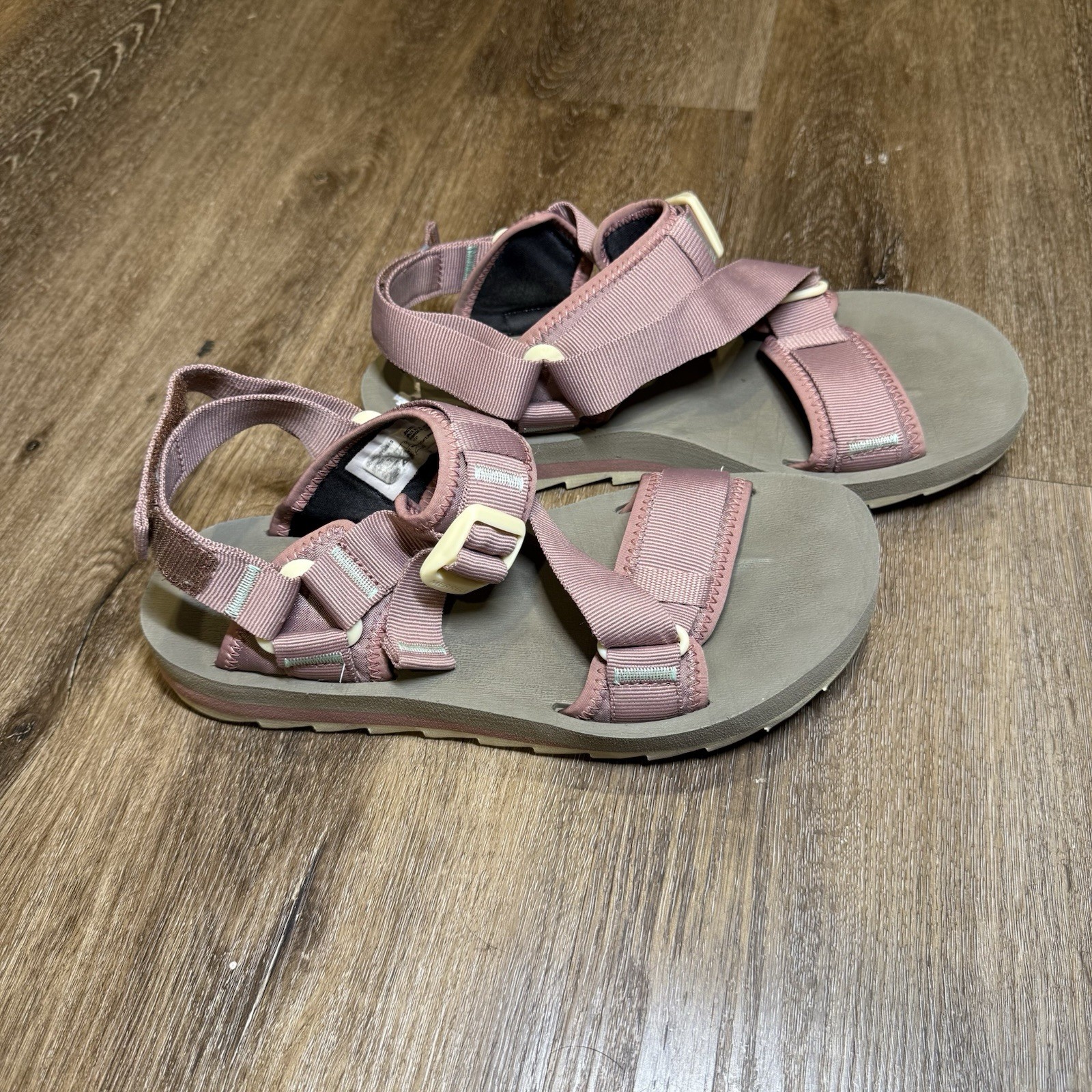 Sandali Merrell donna 10 Alpine Cush slide zeppa sport due cinturini scivoli escursionismo