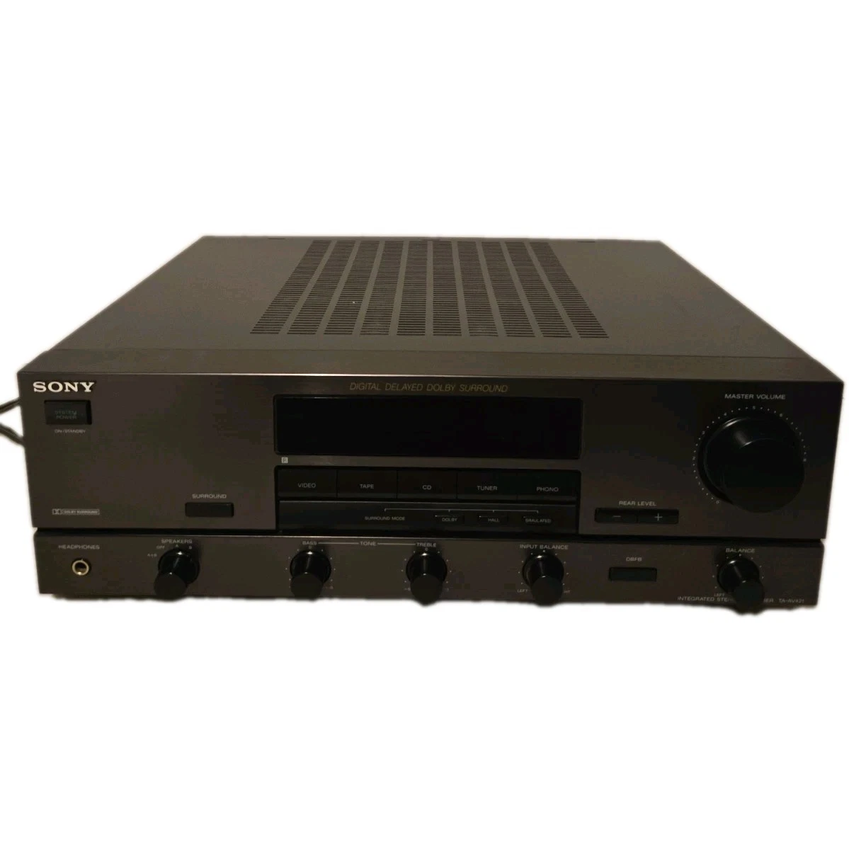 25+ Sony Black Stereo L/R RCA Home Audio Amplifiers & Preamps for
