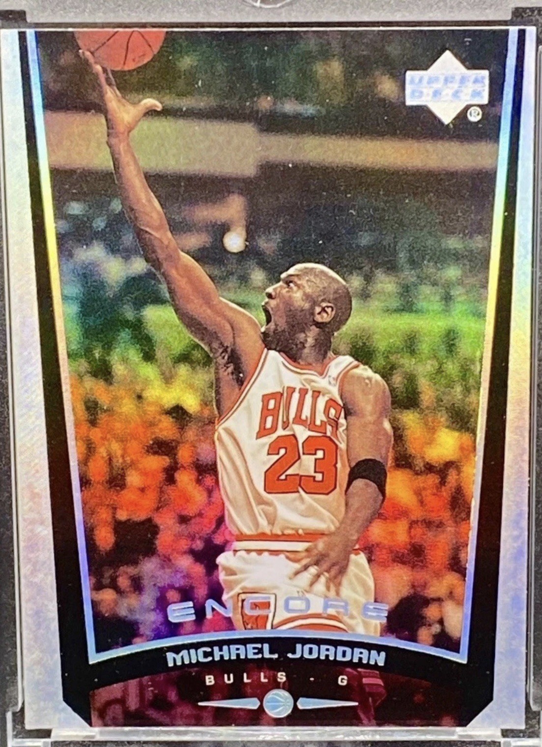 Michael Jordan 1998-99 Upper Deck Encore Rainbow Foil Holo SP #95 Bulls NBA RARE