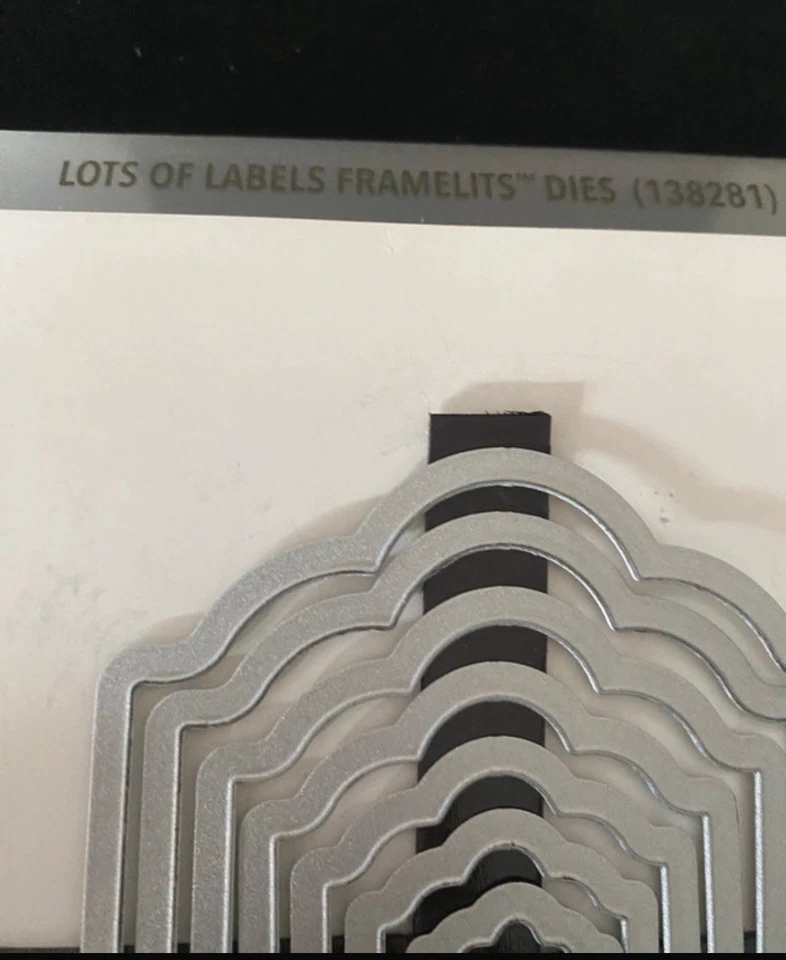 Stampin Up Sizzix Lots of Labels Framelits Dies Stanzform Set - Bild 2 von 3
