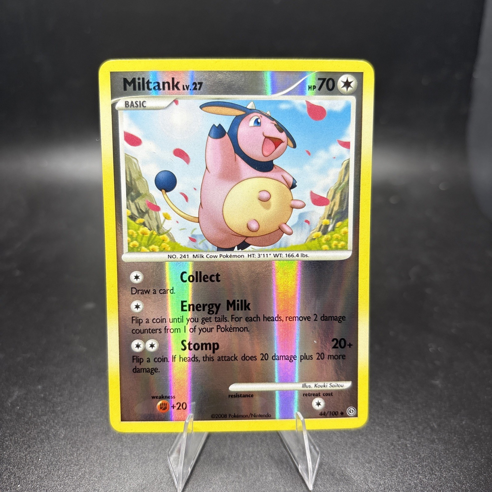 2008 Miltank 44/100 Pokemon Stormfront Reverse Holo Near Mint NM -j