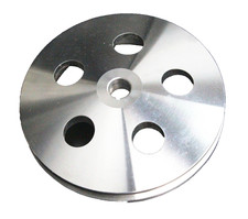Gm Chevy Keyway Aluminum Power Steering Pump Pulley Sbc Bbc Olds Pontiac 350 454