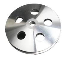 GM Chevy Keyway Aluminum Power Steering Pump Pulley SBC BBC Olds Pontiac 350 454