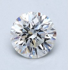 0.95 CTW GIA Certified Natural Round Brilliant Cut Diamond G VS1 Triple Ex 3768.42 per carat