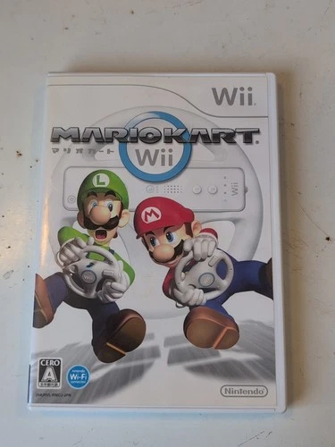 Mario Kart Nintendo Wii Video Game 2008 Japanese Version EUC Complete in Box