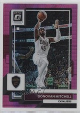 2022-23 Panini Donruss Optic Hyper Pink Prizm Donovan Mitchell #72 8d2