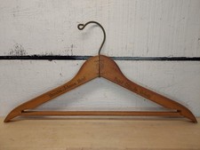 Vintage Wooden Clothes Hanger Sheraton-Johnson Hotel Rapid City SD Logo