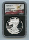 2019-W Proof  1 OZ American Silver Eagle NGC PF70 Ultra Cameo | First Day Issue