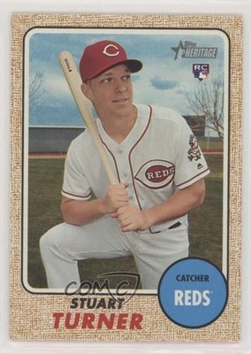 2017 Topps Heritage High Number Bright Yellow Back /25 Stuart Turner #636 fm0