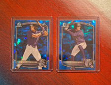 2025 Bowman Draft Chrome Sapphire Cameron Nelson Ethan Hedges 1st Rockies
