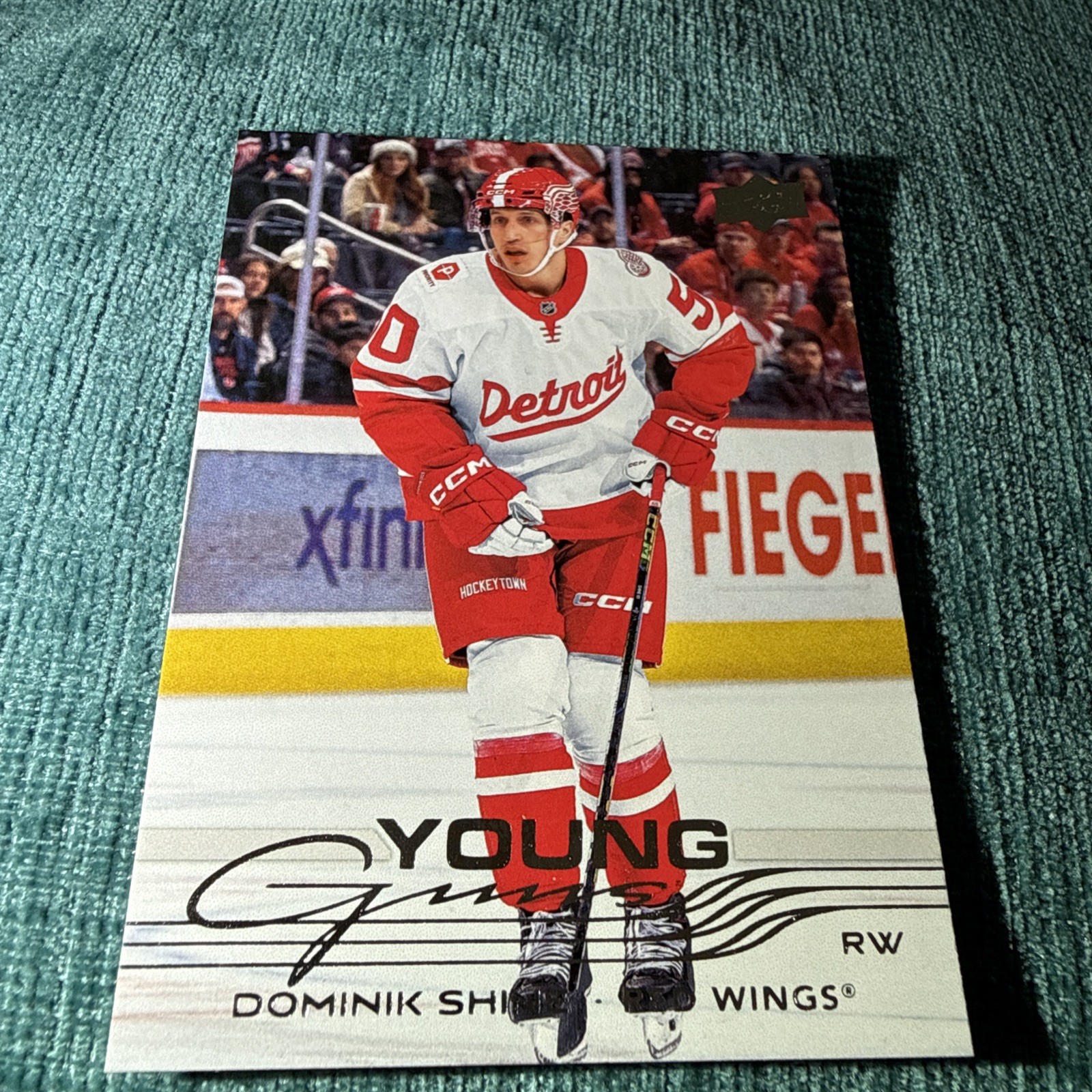 2025-26 Upper Deck Series 1 #234 - Dominik Shine - Young Guns - Detroit