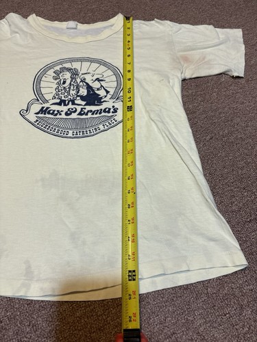 Vintage 1970s Max & Erma’s Neighborhood Gathering Place Single Stitch T Shirt - Picture 11 of 16