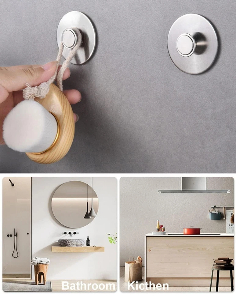 2Pcs Magnetic Soap Savers for Bar Stainless Steel Holder for Shower Wall - Изображение 3 из 4