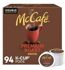 McCafe Premium Roast K-Cup Coffee Pods 94 ct.New Coffee   