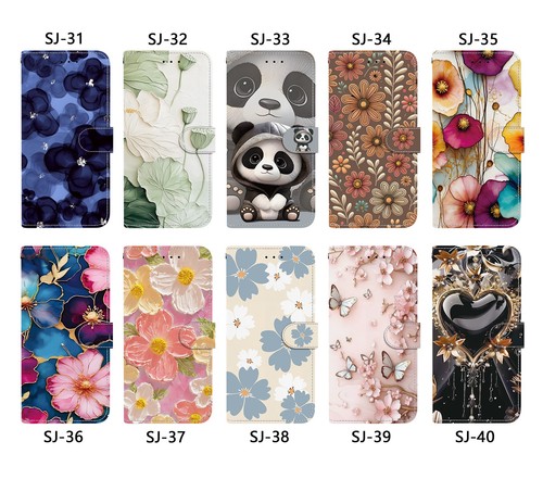 Case for Moto G14 G54 G84 G72 G73 G42 G62 Edge 40 Pattern Leather Wallet Cover - Zdjęcie 2 z 12