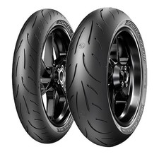 COPPIA GOMME METZELER 120/70-17 (58W) + 200/55-17 (78W) SPORTEC M9 RR