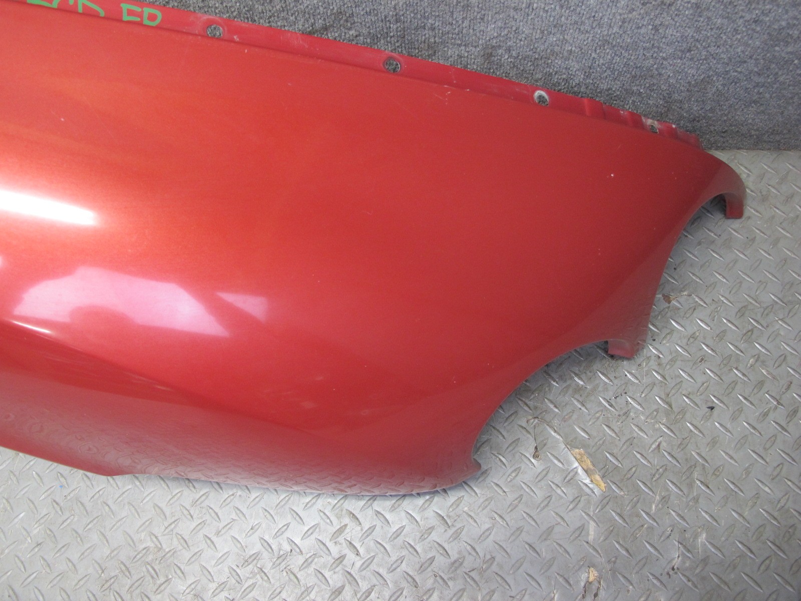 2006-2012 BENTLEY FLYING SPUR FRONT RIGHT SIDE FENDER SHELL COVER PANEL RED