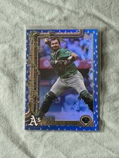 2025 Topps Holiday #H102 Shea Langeliers Blue Metallic Holiday Lights