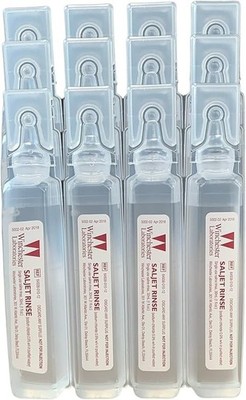 (2PK) Saljet Single Use Saline Wound Rinse, 30 mL x 12 Vials 188151000107VL
